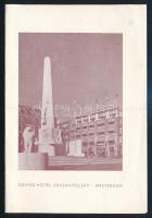 1958 Vasas labdarúgó csapat tajai által aláírt üdvözlőlap a Vasas-Ajax (2:2) mérkőzés napján Amsterd...