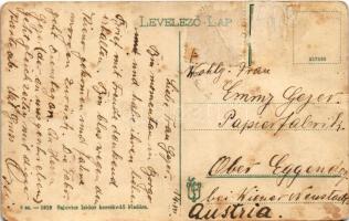 Borgóprund, Borgó-Prund, Prundu Bargaului; Fő utca, Luncan szálloda, Sajovics Izidor üzlete és saját...