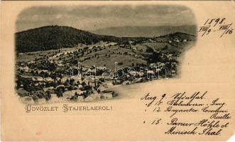 1898 (Vorläufer) Stájerlak, Steierlak, Stájerlakanina, Steierdorf, Anina; látkép / general view (EM)