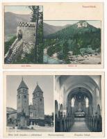 9 db RÉGI főleg magyar város képeslap vegyes minőségben / 9 pre-1945 mostly Hungarian town-view postcards in mixed quality