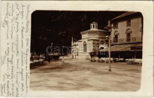 1905 Herkulesfürdő, Herkulesbad, Baile Herculane; Erzsébet fürdő, kávéház és vendéglő / spa, bath, café and restaurant. photo (EK)