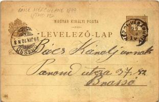 1899 (Vorläufer) Herkulesfürdő, Baile Herculane; Ezredéves Országos Kiállítás, barna 2 Kr Ga. s: Kim...