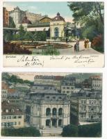 Karlovy Vary, Karlsbad; - 8 pre-1945 postcards