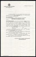 1917 Magyar Szent Korona Országainak kávéközpontja hirdetménye kávé eladásról 20x30 cm