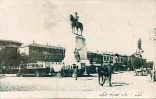 Ankara with buses Photo
