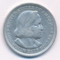 Amerikai Egyesült Államok 1893. 1/2$ Ag "Kolumbiai világkiállítás" T:VF,F ph. 
USA 1893. ...