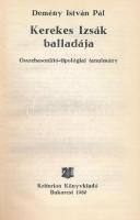 Demény István Pál: Kerekes Izsák balladája. Összehasonlító-tipológiai tanulmány. Bukarest, 1980., Kr...