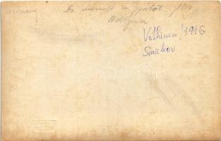 1916 Osziekany (?), ez maradt a gyárból Volgyniában / WWI K.u.k. military, destroyed factory in Ozer...