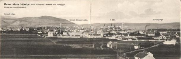 Kassa panorama card with military canteen