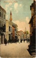 Mostar, Hauptstrasse / main street, shops (EM)
