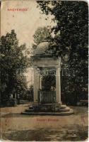 1916 Nagyenyed, Aiud; Sétatéri síremlék. Lázár Adolf utóda kiadása / promenade, monument (Rb)