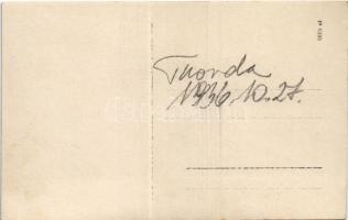 1936 Tordai-hasadék, Cheile Turzii, Torda, Turda; Torda hasadék, kirándulók, turisták / mountain pas...