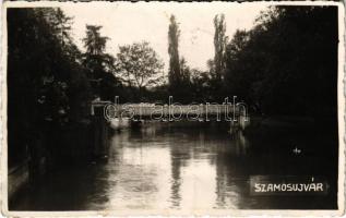 1940 Szamosújvár, Gherla; híd / bridge. photo (fa)