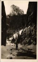 1929 Gyilkos, Ghilcos, Lacul Rosu; Gyilkos télen / Iara / in winter. Lőrincz photo (EK)