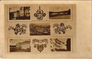 1948 Pasek, multi-view postcard (Rb)