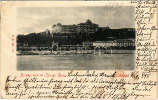 1898 (Vorläufer) Budapest I. Királyi vár (fa)