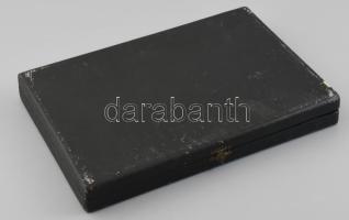 Ezüst (Ag) nyelű gyümölcsös készlet, 6 személyes, sérült dobozban, jelzett, h: 15,5-17 cm