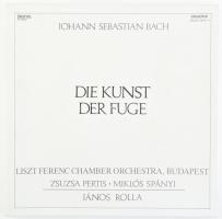 Johann Sebastian Bach - Liszt Ferenc Chamber Orchestra, Budapest - Zsuzsa Pertis - Miklós Spányi - János Rolla - Die Kunst Der Fuge. 2 x Vinyl, LP, Box Set. Hungaroton. Magyarország, 1985. jó állapotban, eredeti csomagolójeggyel