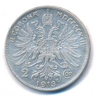Ausztria 1913. 1K Ag "Ferenc József" T:XF 
Austria 1913. 1 Corona Ag "Franz Joseph&q...