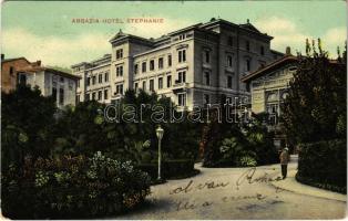 Abbazia, Opatija; Hotel Stephanie (kopott sarkak / worn corners)