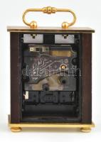 Rhythm kvarc asztali óra, elemes, működik, apró kopásnyomokkal, 12,5×4,5x8,5 cm