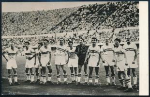 1979 Az Aranycsapat hátoldalán köszönő sorok és a Labdarúgó 6 : 3 bélyeg