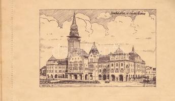 Délvidék. Bánát-Bácska-Baranya. Nem lehet másé! Nem! Nem! Soha! Irredenta képeslapfüzet 20 képeslapp...