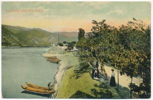 Ada Kaleh, Landungsplatz / kikötő a Duna parton. M.G. / port on the Danube