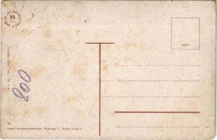 Budapest V. Klotild paloták, Zwieback, Citling paplan, Kun Szidi és Skirvány üzlete. Vasúti levelező...