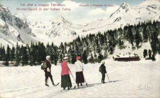 Ica skating on the Poprad lake
