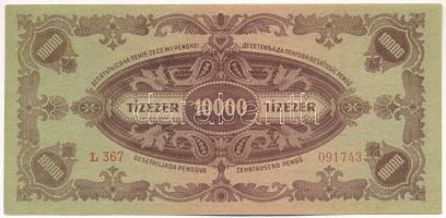 1945. 10.000P "MNB" bélyeggel T:AU
Adamo P23e