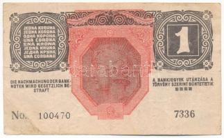 1916. 1K "7000 feletti sorozatszám" T:VG
Adamo K3M