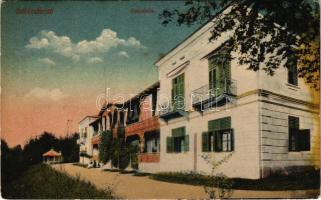 1918 Szliácsfürdő, Kúpele Sliac; Pannonia szálló. Molnár Vilmos kiadása / hotel (fl)