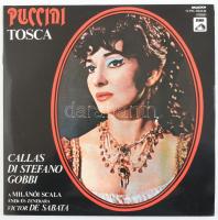 Puccini - Callas, Di Stefano, Gobbi, Victor De Sabata - Tosca.  2 x Vinyl, LP, Stereo, Reissue, Gatefold, Booklet. Hungaroton. Magyarország, 1980. jó állapotban