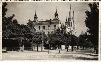 1942 Temesvár, Timisoara; Institutul Surorilor de Notre Dame / lány iskola / girl school (Rb)