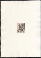 Müller Árpád (1961-2006): Geométer. Rézmetszet, merített papír, jelzett, művészpéldány AE 6/15. szám...