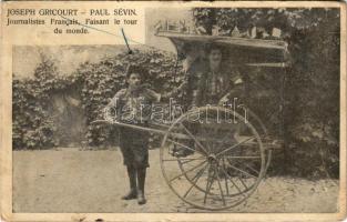 Joseph Gricourt, Paul Sévin. Journalistes Francais, faisant le tour du monde / két francia zsurnaliszta világutazó / French world traveler journalists (EK)