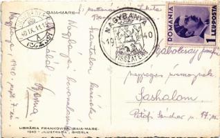 1940 Nagybánya, Baia Mare; kirándulók / hikers + "1940 Nagybánya visszatért" So. Stpl