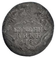 Orosz Birodalom 1787. 10k (Grivennik) Ag "II. Katalin" (1,65g) T:F karc
Russian Empire 17...