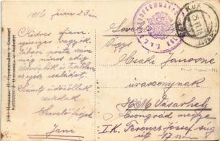 1916 Kolomyia, Kolomyja, Kolomyya, Kolomea; Bahnhof / Dworzec kolejowy / railway station + "K.u...