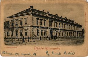 1899 (Vorläufer) Debrecen, Honvéd laktanya. Pongrácz Géza kiadása (EM)