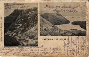 1909 Santorini, Thira; general view (cut)