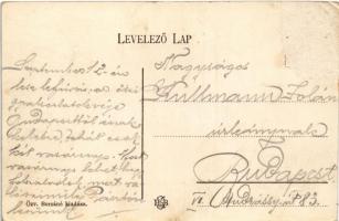 Vámosgyörk (Heves), Fő tér, artézi kút. Özv. Borzáné kiadása (Rb)