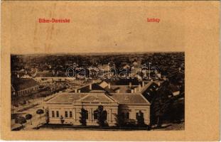 1909 Derecske (Bihar), piac, városháza (EK)