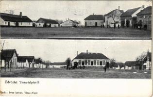 1908 Tiszaalpár, Tisza-Alpár; Fő tér, üzlet. Imre István kiadása