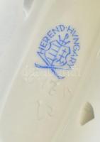 Herendi Viktória mintás áttört váza, jelzett, kopásokkal, m: 11,5 cm