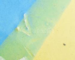 Design kerámia kínáló, jelzett, hibátlan, d: 26 cm