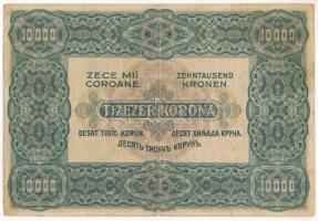 1920. 10.000K "Orell Füssli Zürich" piros sorozat- és sorszámmal "C 26 047478" T...