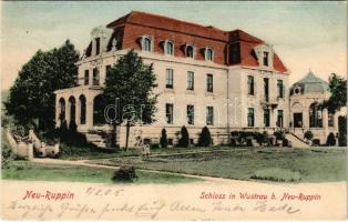 1905 Neuruppin, Schloss in Wustrau b. Neu-Ruppin / castle