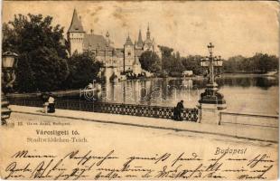 1900 Budapest XIV. Városligeti tó. Ganz Antal 13. (EK)